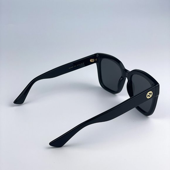 Gucci GG1338S 001 Sunglasses Black Green Grey Square Women main image 6